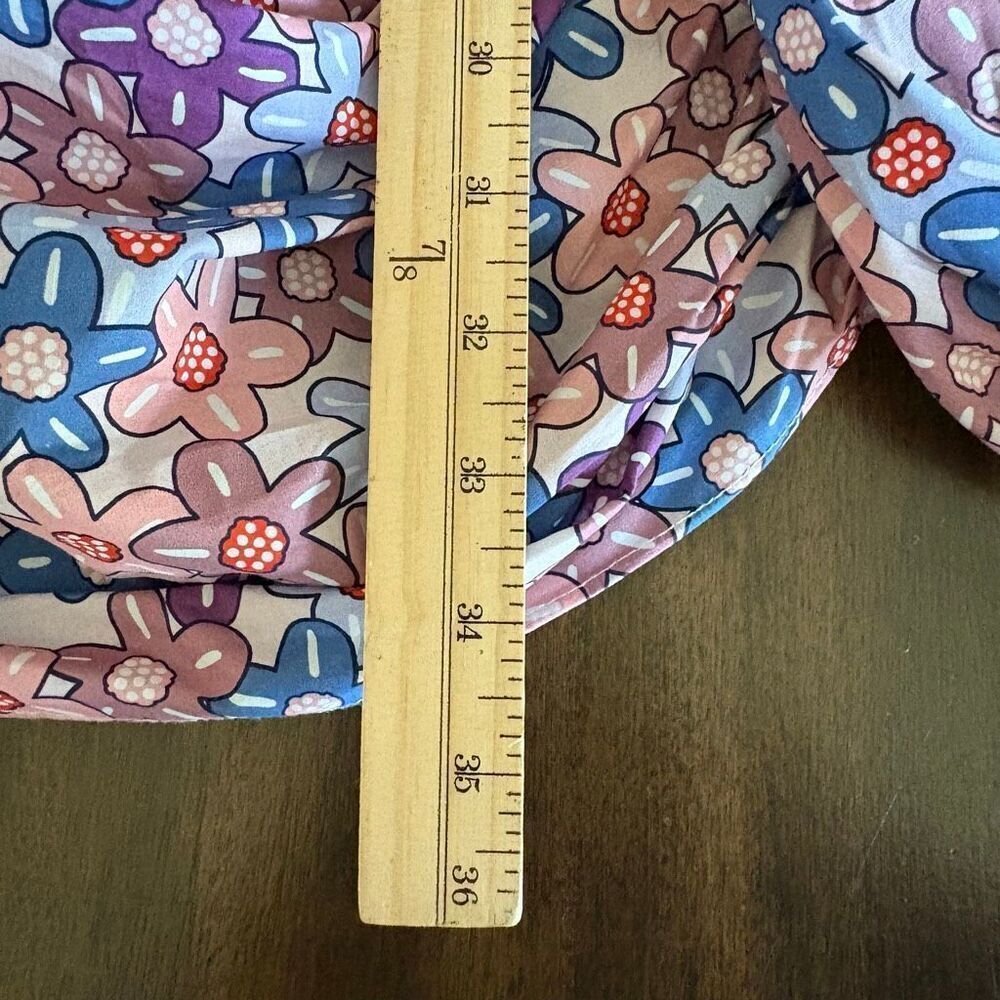 Aureum Bold Floral Sash Mini Cotton Dress Size Small NEW Cottagecore - Picture 11 of 11